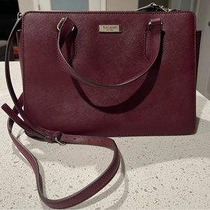 Like New Maroon Kate Spade Bag